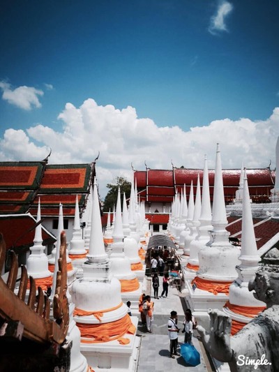 ภาพมุมสูงของวัด