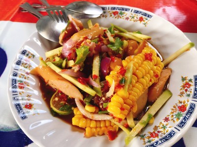 เมนูของร้าน ยำมะม่วงปูม้าปลาร้าแซ่บนัว 1