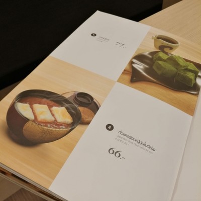 ป้ายราคาหรือสมุดเมนู