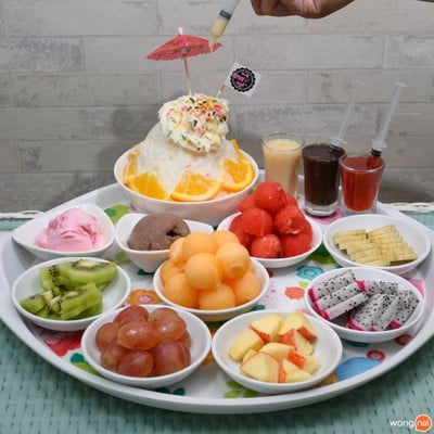 เมนูของร้าน Sweet House Bingsu พะเยา