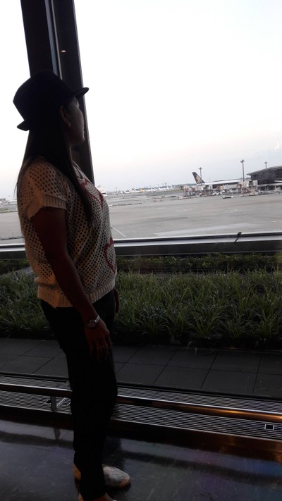 ถึงสนามบินนาริตะแล้วค่ะ