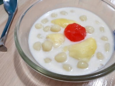 บัวลอยทุเรียนไข่เค็ม