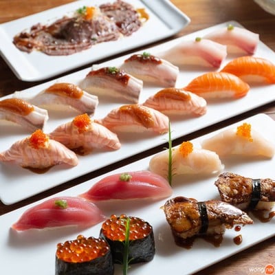 เมนูของร้าน Shinkai Premium Sushi Bar J Arena, Ratchapruk