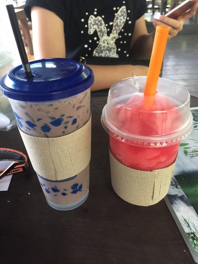 ช๊อกโกแลตเย็นกับแตงโมปั่น