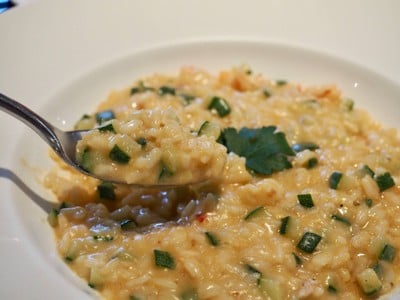 Risotto with Shrimps & Zucchini
