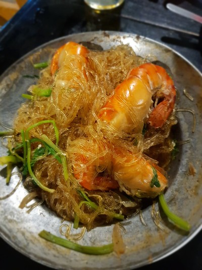 กุ้งอบวุ้นเส้น