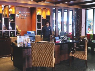 ล็อบบี้ของสปา Paradise Thai Spa