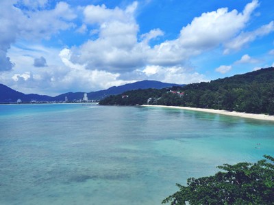 วิวจากร้านอาหาร ที่เห็นหาดป่าตอง