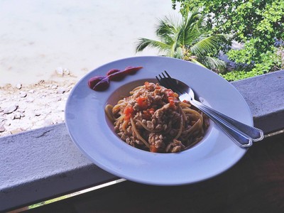 สปาเก็ตตี้ซอสไก่