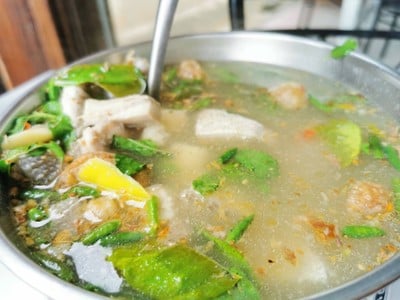 ต้มยำปลากระพง