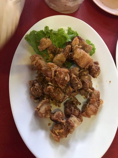 หมู3 ชั้น ทอดกระเทียม