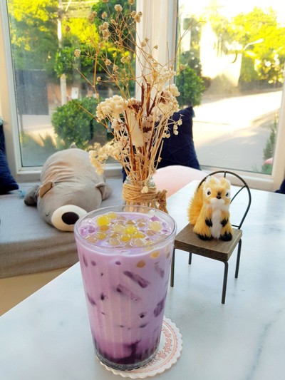 Sweet Puruple Potato With Golden Bubble
