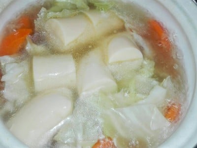 วิธีทำ แกงจืดกะหล่ำปลี