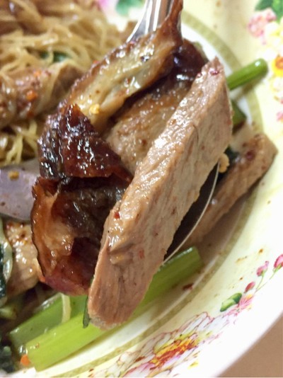 บะหมี่หน้าเป็ดย่าง