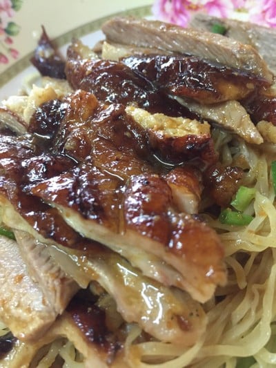 บะหมี่หน้าเป็ดย่าง