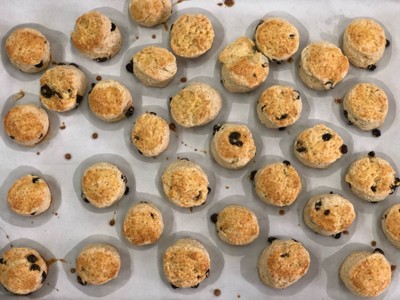 วิธีทำ สโคนลูกเกด (Raisin Scone)