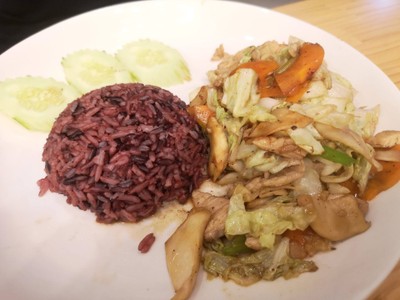 ข้าว ผัดผักรวม