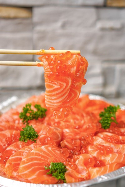 แซลมอล500g โรยไข่ปลา