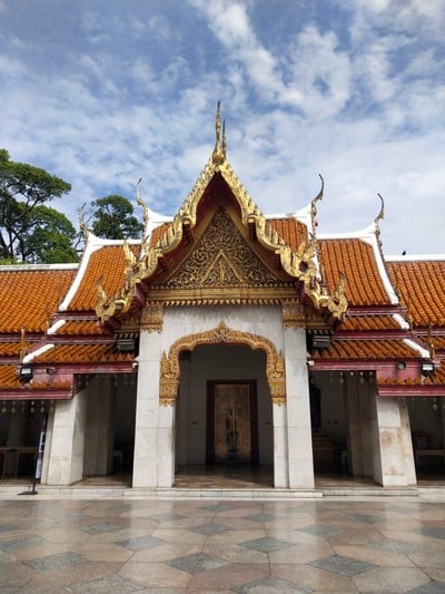 บรรยากาศ วัดเบญจมบพิตรดุสิตวนารามราชวรวิหาร
