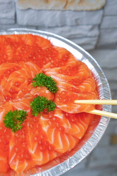 แซลมอล500g โรยไข่ปลา