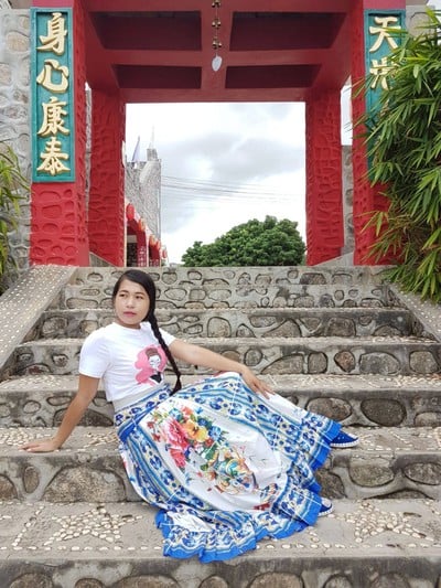 แม่นางโป๊ยเซียนกับการโพสท่า