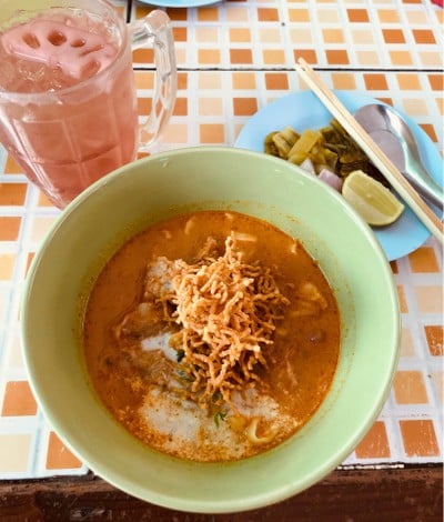 เมนูของร้าน ร้านข้าวซอยคุณยาย