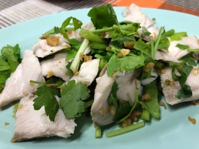 เนื้อปลาลวกจิ้ม