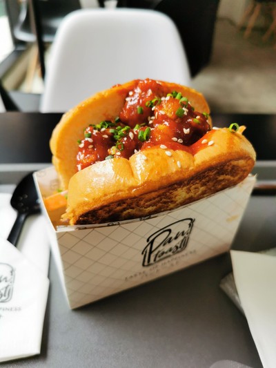 Dak Galbi Toast