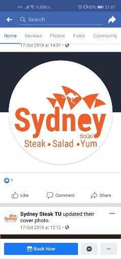Sydneyiindy Steak (ซิดนีย์ สเต็ก) Sydneyiindy Steak (ซิดนีย์ สเต็ก)