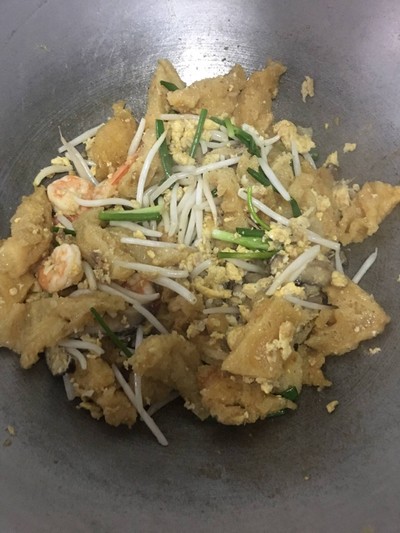 วิธีทำ “กระเพราะปลาผัดแห้ง”