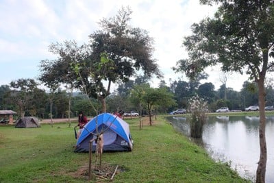 จุดกางเต็นท์ ลำตะคลอง เขาใหญ่