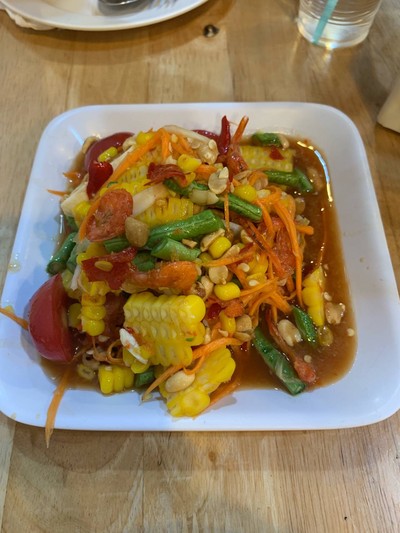 ตำข้าวโพดไข่เค็ม