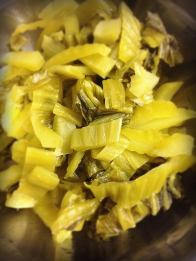 วิธีทำ ผัดผักกาดดองใส่ไข่