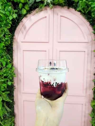 Blueberry Slurpee Yogurt