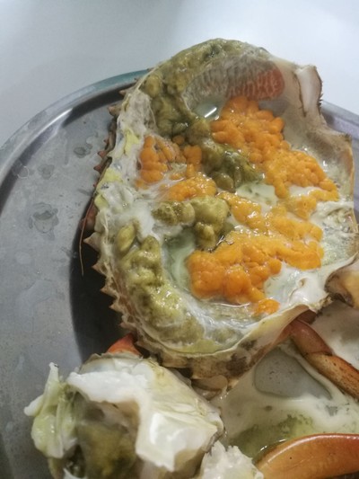 ปูเนื้อนึ่ง