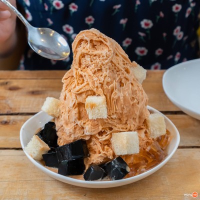 เมนูของร้าน Happy Freeze มหาวิทยาลัยหอการค้า