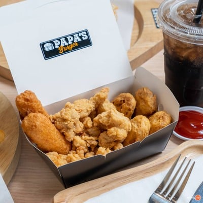 เมนูของร้าน PAPA'S Burger ฟอร์จูนทาวน์