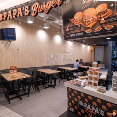 บรรยากาศ PAPA'S Burger ฟอร์จูนทาวน์
