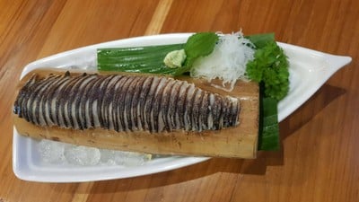 ซาซิมิปลาซาบะดองย่าง