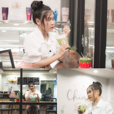 ชาเขียวปั่นคืออร่อยถูกใจเรามาก>< 🍵
#เครื่องดื่มคือดีทุกอย่างต้องมาโดนละป่ะ