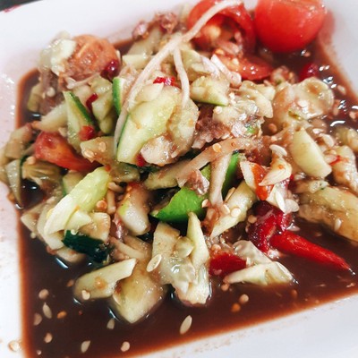 ตำแตงปลาร้า