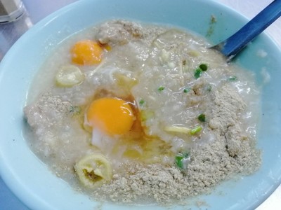 เมนูของร้าน โจ๊กสามย่าน จุฬา ซอย11