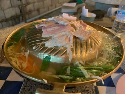เมนูของร้าน หมูย่างเกาหลีสามพี่น้อง สาขา 2 ซอยกรุงธนบุรี 6