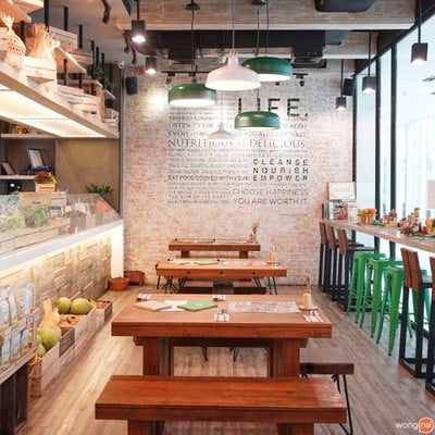 บรรยากาศ Greenmade Cafe AIA Capital Center