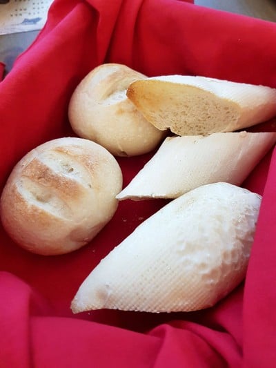 Complimentary bread