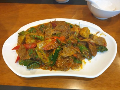 ผัดเผ็ดหมูป่า