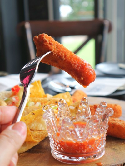 Salmon Stick with Nachos