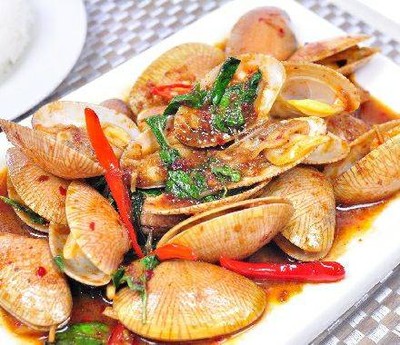 หอยลายพริกเผา