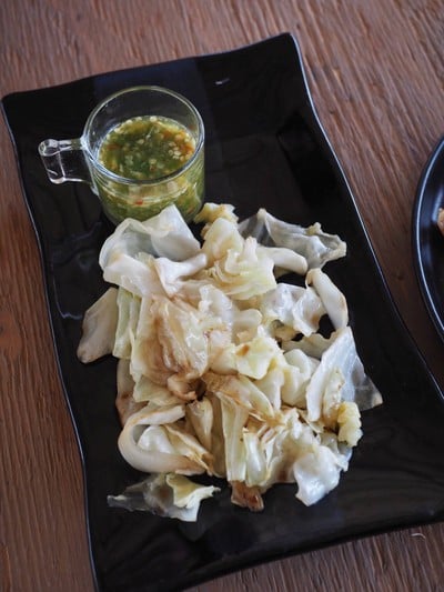 กะหล่ำปลีฉ่าน้ำปลา