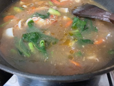 วิธีทำ ราดหน้าทะเลน้ำมันงา